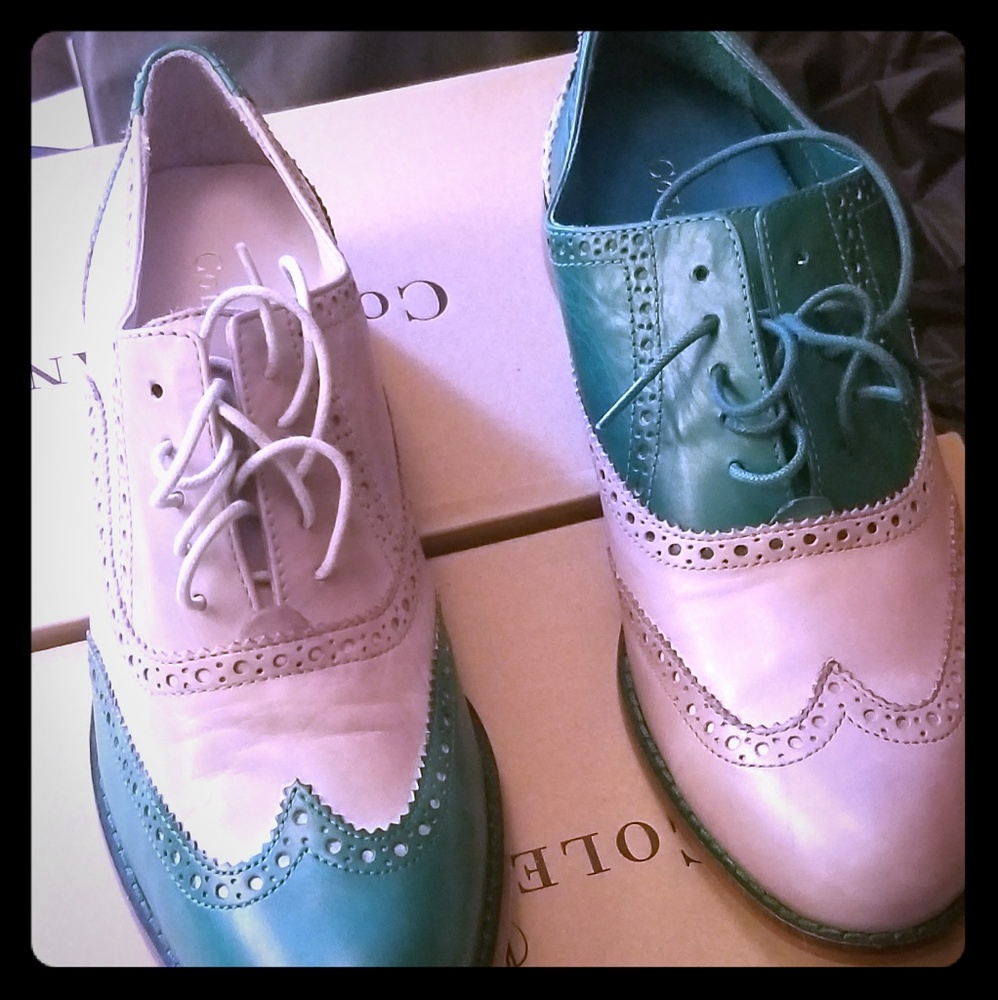Cole Haan Two Tone Oxfords
